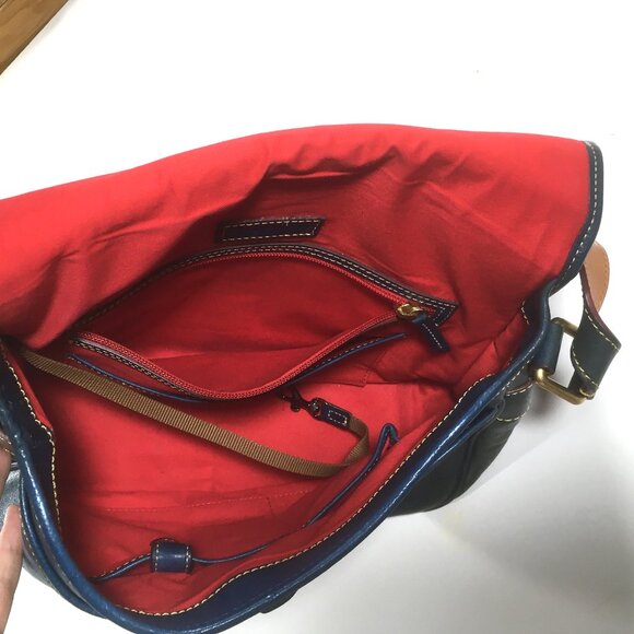 Dooney & Bourke Bag Blue Leather - Picture 7 of 10